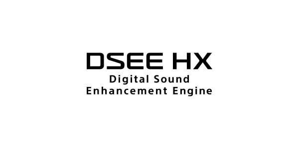 圧縮音源をハイレゾ相当の高音質に。「DSEE HX」