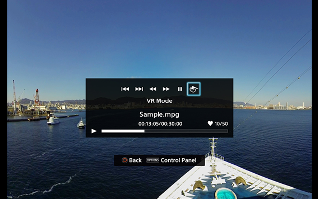 360度動画/写真コンテンツも楽しめる!