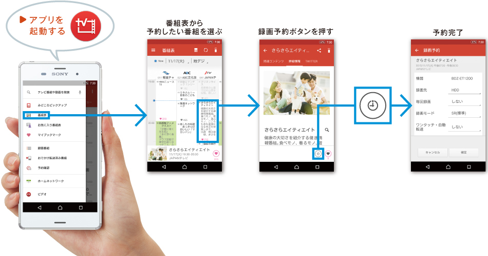 �X�}�[�g�t�H�����g���ĊO�o�悩��^��\��