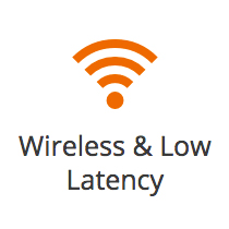 ワイヤレス & 低レイテンシー