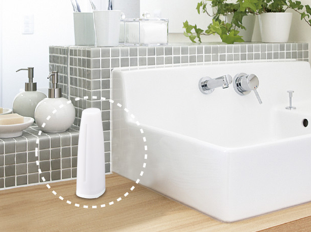 収納時にブラシを隠せるスタイリッシュなデザイン