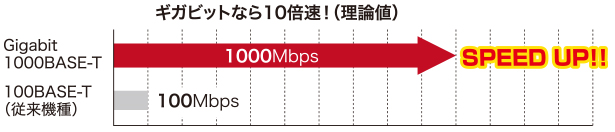 �S�|�[�g�M�K�i1000Mbps�j�Ή�