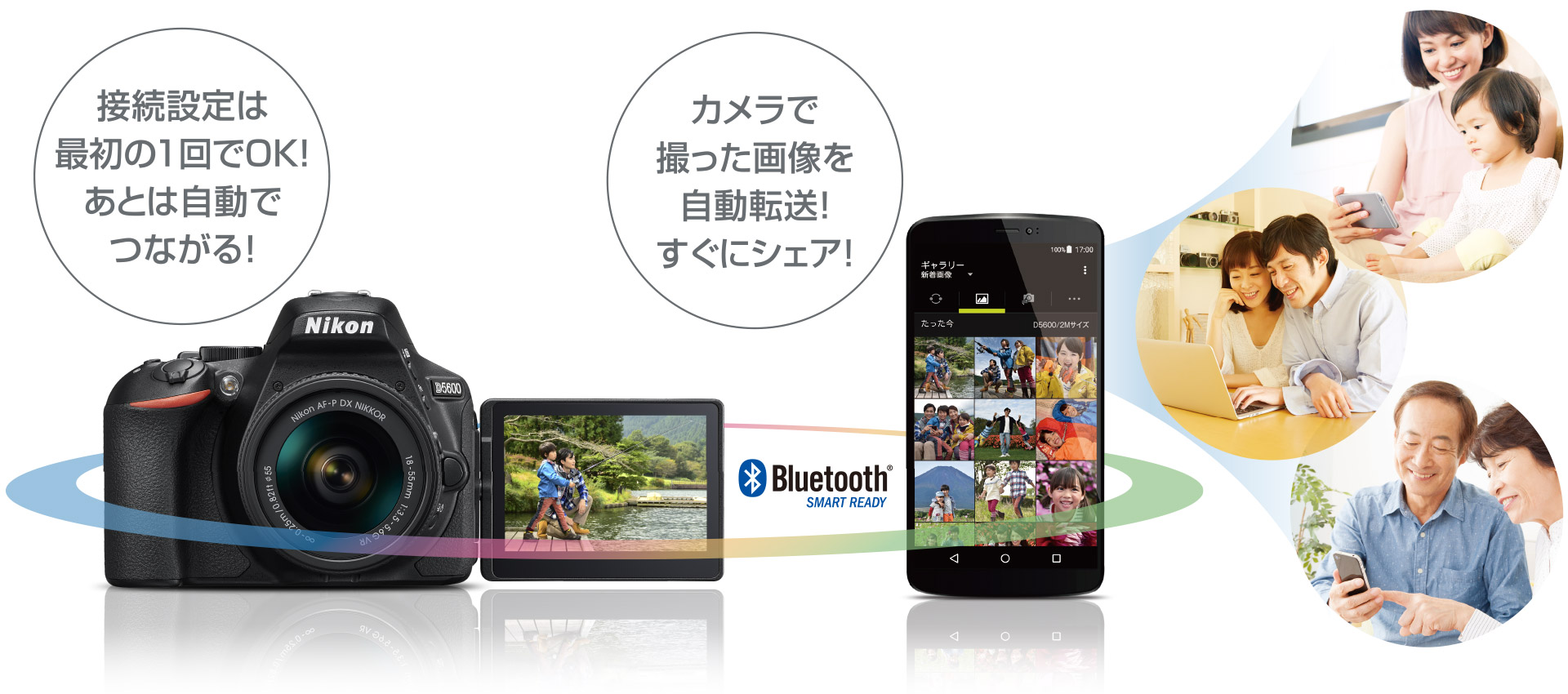 Nikon デジタル一眼レフカメラ D5600 ダブルズームキット ブラック D5600WZBK - 3