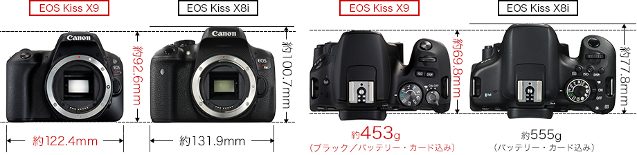 canon kiss x9 （ズームレンズ、単焦点レンズ着き）