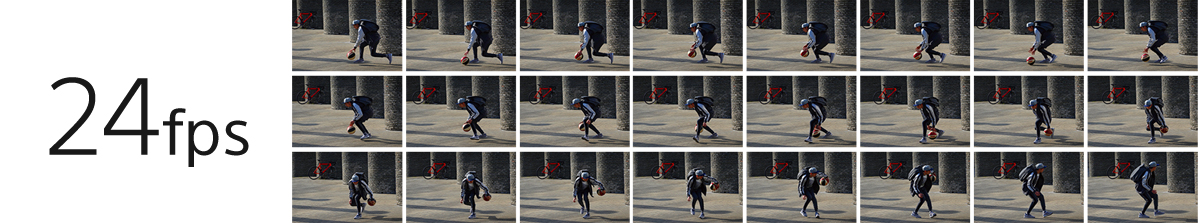 ����I�u�Ԃ�؂���AF�EAE�ǐ� �ō���24�R�}/�b�i��1�j�̍����A��