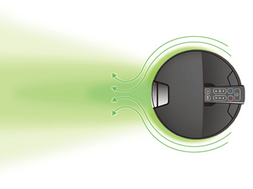からだ全体を包みこむように やさしく寄り添う風を実現