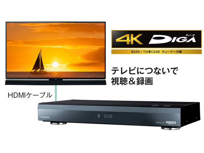 WEB限定カラー レコーダー Panasonic DIGA DMR-SUZ2060 レコーダー 