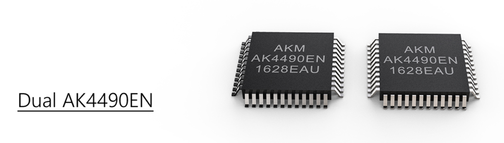 DAC�`�b�v��AK4490EN��2��A���E�Ɨ��\���œ��ڂ��A��m�C�Y�E��c�ƍ��o�͂𗼗�