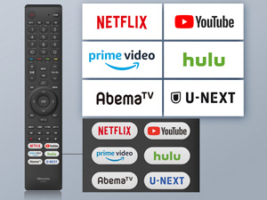 直感的で使いやすいリモコン