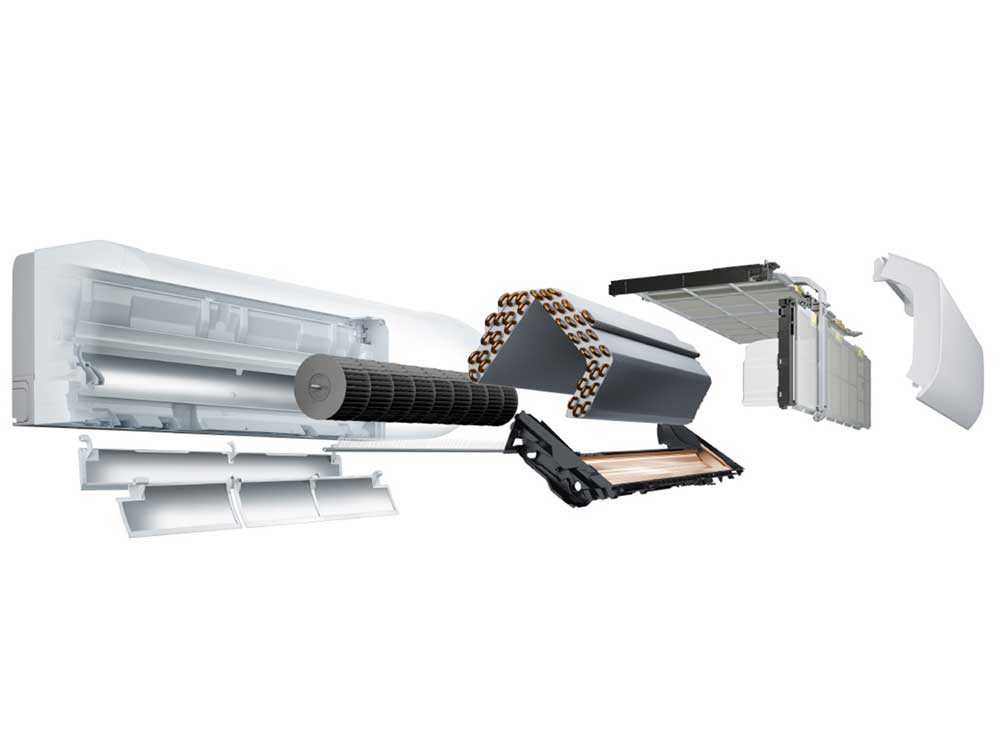 ����ɂ����X�e�����X�ŁA�G�A�R�������̒ʂ蓹�𐴌��ɁB[�X�e�����X�E�N���[���@�V�X�e��]