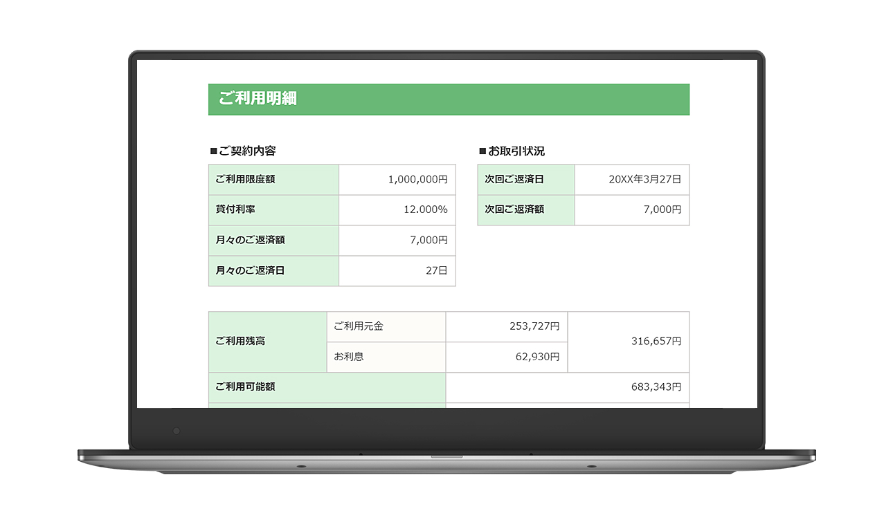 カードローンの明細書について カードローン比較 価格 Com