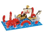 nanoblock リアルホビーシリーズ 海の王・クラーケン