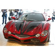 光岡自動車、世界で1台の『デビルマン オロチ』発表---原作者の永井豪氏「いい車ができて感激」
