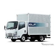 いすゞ、小型トラック『エルフ』を改良 先進安全装備や通信端末を標準搭載