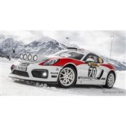 ポルシェ 718ケイマン、GT4ラリーの量産化を決定…425馬力に強化