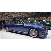 BMW 7シリーズ 改良新型に早くもアルピナ、巨大グリルに608馬力…ジュネーブ