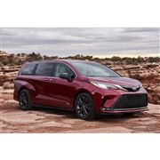 米トヨタのハイブリッドミニバン、初のスポーティグレード設定…シエナ 新型