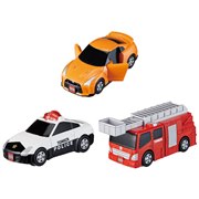 「はじめてトミカ 日産 NISSAN GT-R/パトロールカー/消防車」