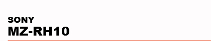 SONY�@MZ-RH10