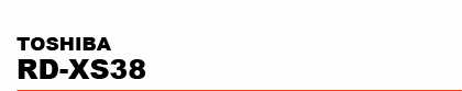 TOSHIBA�@RD-XS38
