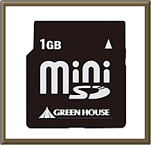 GREEN HOUSE�@GH-SDCM1GC (1GB)
