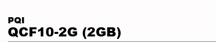PQI�@QCF10-2G (2GB)