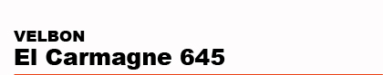 VELBON�@El Carmagne 645