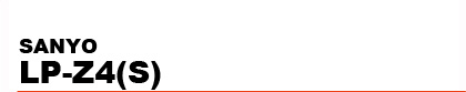 SANYO�@LP-Z4(S)