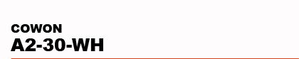 COWON�@COWON A2-30-WH