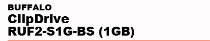 BUFFALO�@ClipDrive�@RUF2-S1G-BS�@(1GB)