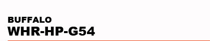 BUFFALO�@WHR-HP-G54