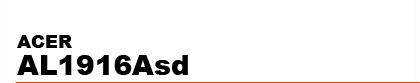 ACER�@Acer�@AL1916Asd