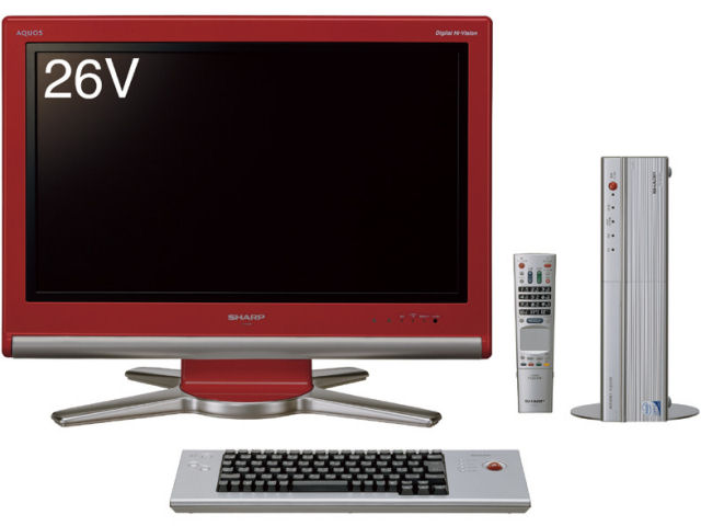 �C���^�[�l�b�gAQUOS 26-X�^�C�v (�e���r�� LC-26D10-R �p�\�R���� PC-AX120S) �̐��i�摜