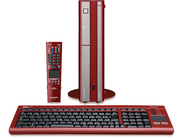 �C���^�[�l�b�gAQUOS �p�\�R���� PC-AX80V-R �̐��i�摜