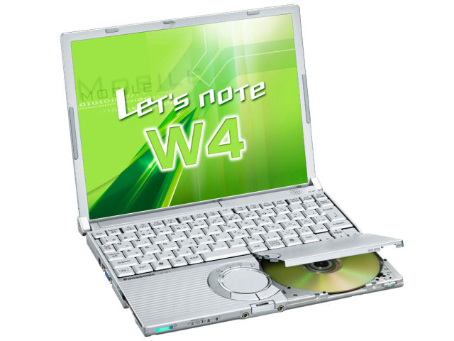 Let's NOTE W4 CF-W4JW8HXR �̐��i�摜