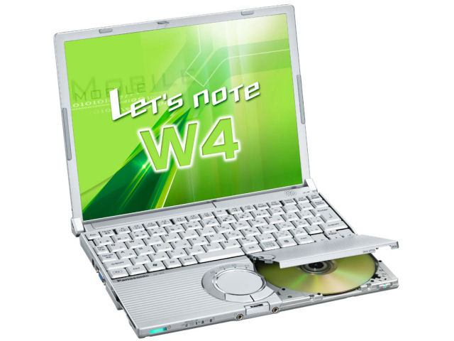 Let's NOTE W4 CF-W4JW8AXS �̐��i�摜