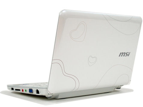 Wind Netbook U100 Extra-HEART �̐��i�摜