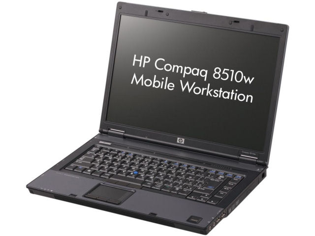 HP Compaq 8510w mobile workstation T9300/15Z/2048/200/�_�E���O���[�hOS���f�� KZ973PA#ABJ �̐��i�摜