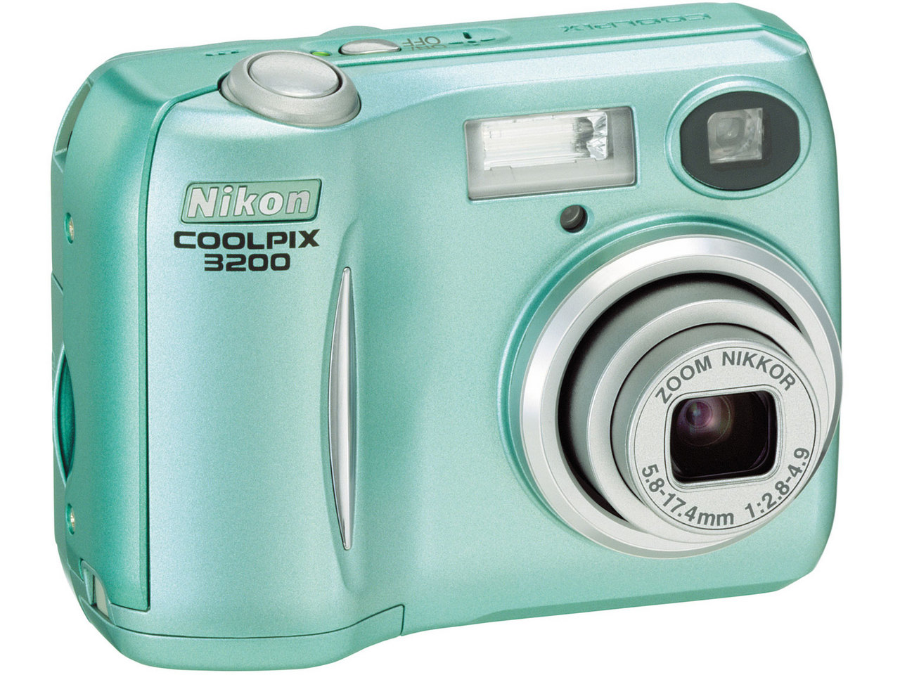 『本体 正面 グリーン』 COOLPIX 3200 の製品画像