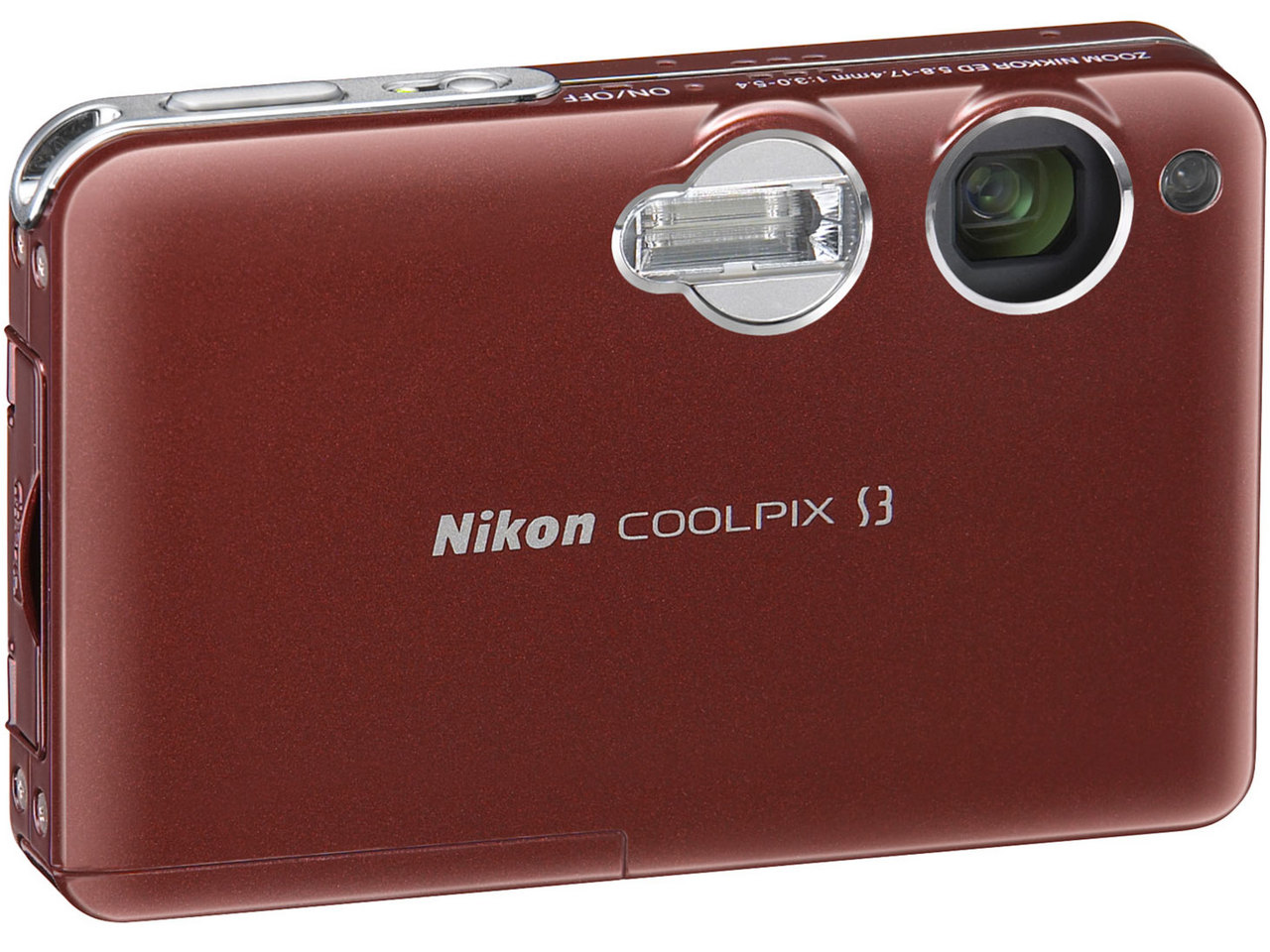 『本体 正面2 レッド』 COOLPIX S3 の製品画像