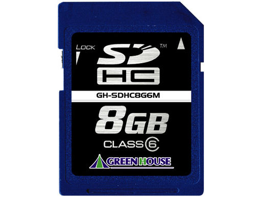GH-SDHC8G6M (8GB) �̐��i�摜