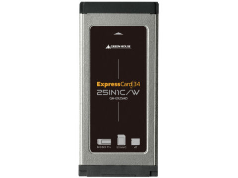 GH-EX25AD (ExpressCard 34) (25in1) �̐��i�摜