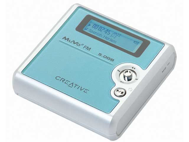 NOMAD MuVo2 FM CMV2F5G-BL (5GB) �̐��i�摜