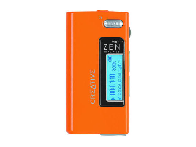 Creative ZEN Nano Plus CZNP1G-OR (�I�����W) �̐��i�摜