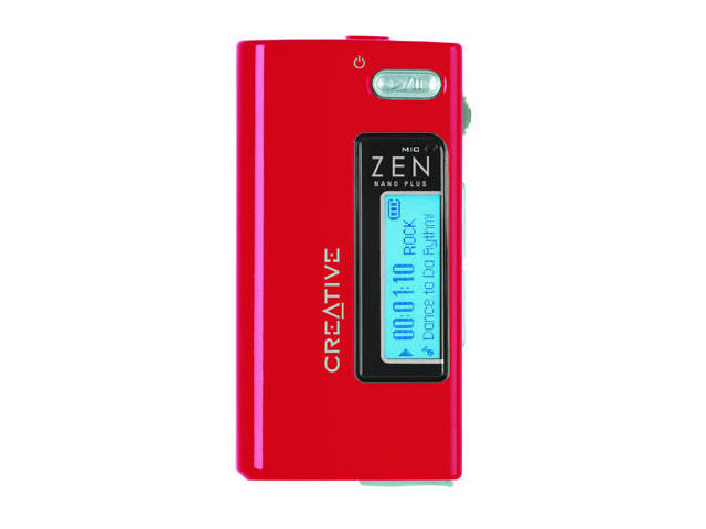 Creative ZEN Nano Plus CZNP1G-RD (���b�h) �̐��i�摜