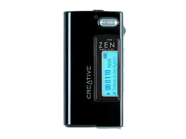 Creative ZEN Nano Plus CZNP1G-BK (�u���b�N) �̐��i�摜