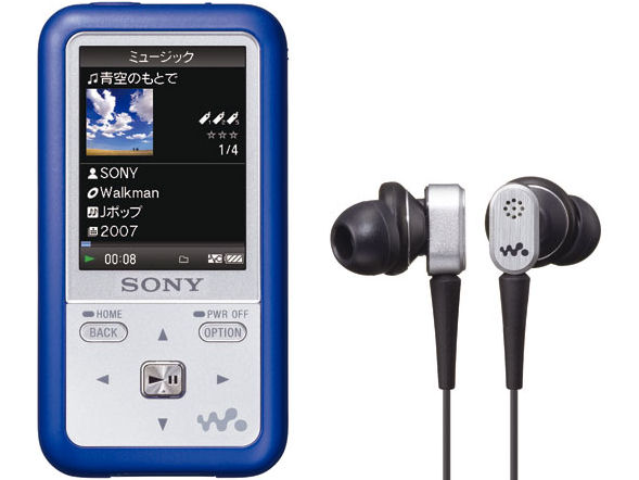 NW-S716F �u���[ (4GB) �̐��i�摜