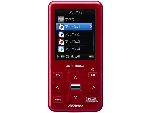 ポータブルプレーヤー Victor/JVC alneo XA-V80-A JVC alneo XA-V80-R レッド (8GB) 価格比較 - 価格.com