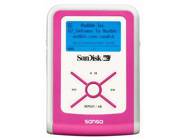 Sansa e100 SDMX2-512P-J65A �s���N (512MB) �̐��i�摜