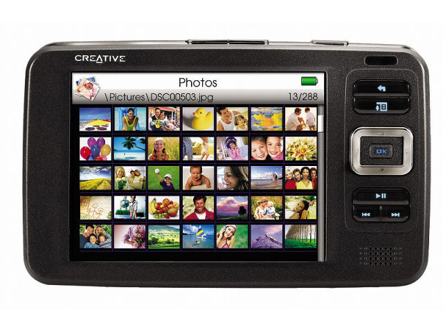 Creative ZEN Vision 30GB CZV30G-BK (�u���b�N) �̐��i�摜